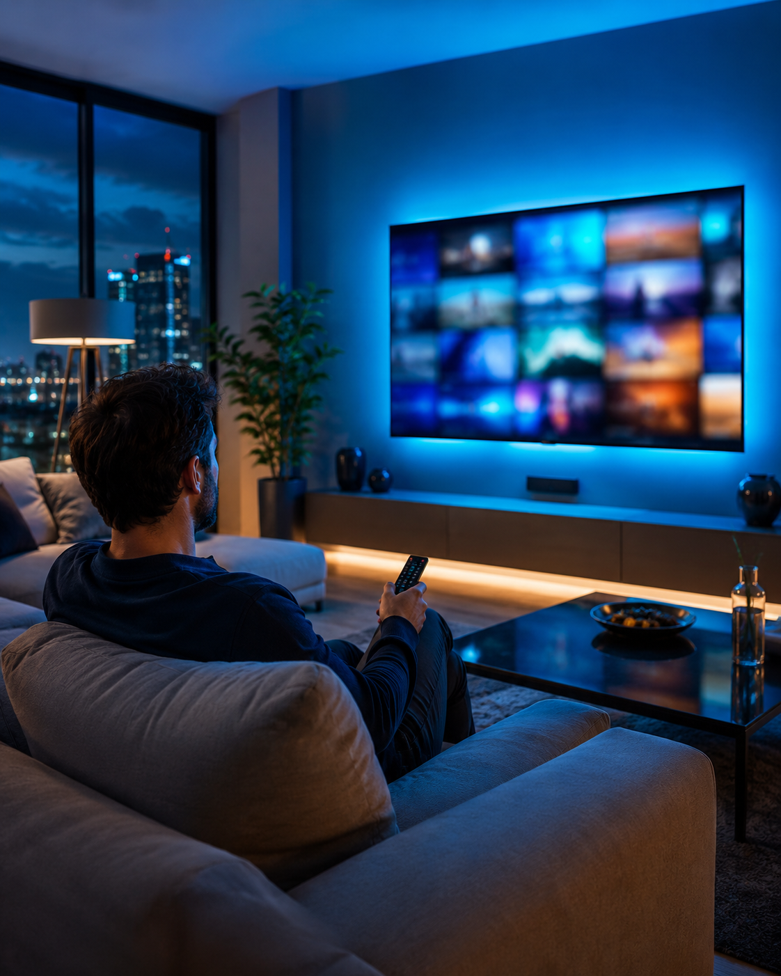 IPTV kaufen bei Mein IPTV Anbieter – Live-TV und Filme in 4K auf dem Smart TV im Wohnzimmer