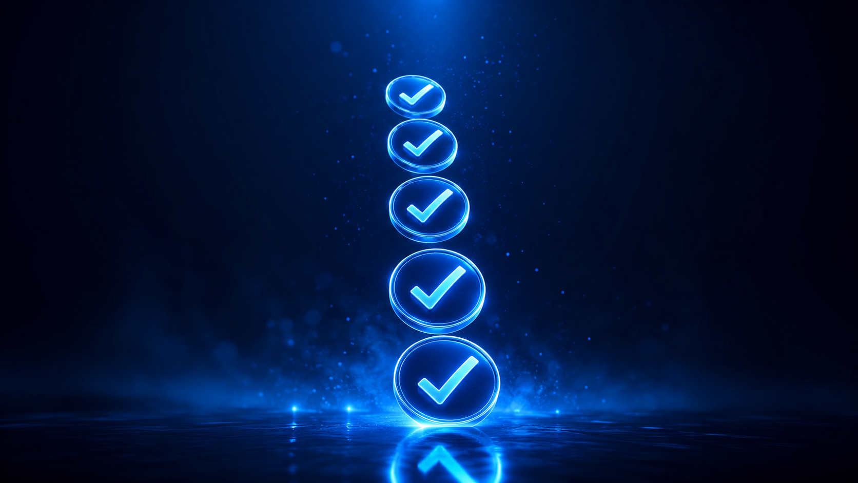 IPTV Anbieter Vergleich – Checkliste der wichtigsten Kriterien als leuchtende Haken